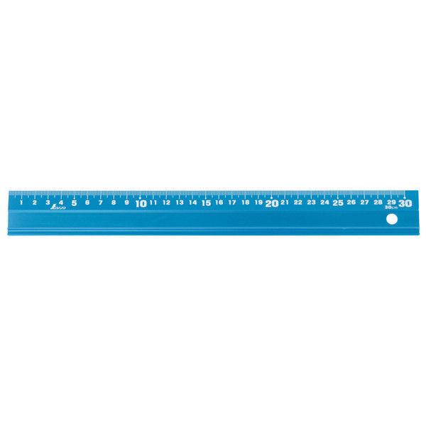 シンワ測定 アルミ直尺 アル助 シャイニングブルー 30cm 65415 1箱（20本入）（直送品）