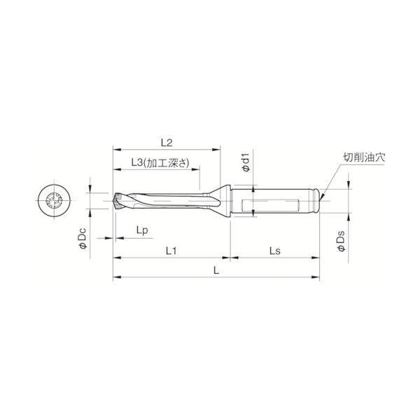 京セラ ドリル用ホルダ SF16-DRC125M-5 1本 357-6884（直送品） 30,589円