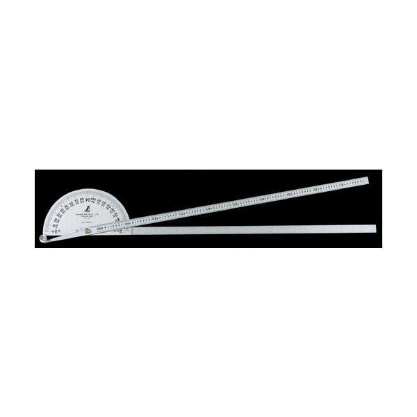 プロトラクター　No.1000　シルバー　φ320竿目盛1m2本竿　62952　シンワ測定　（直送品） 【全長】