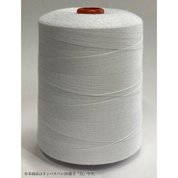 アズマ　工業用ミシン糸　キンバスパン#20/4000m　1702番色　1セット（4000m巻×6本）（直送品） 【繊維】