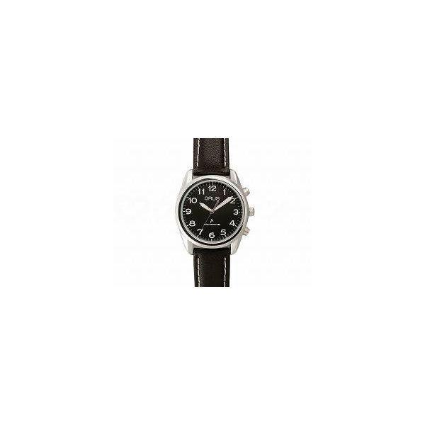 インテック ボイス電波腕時計 ブラック×ブラック ウェルファンカタログ ウェルファンコード：328101（直送品）