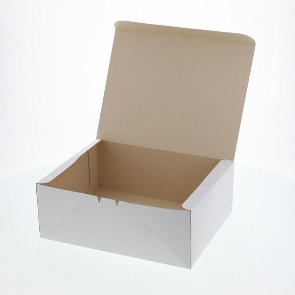 【ケース販売】HEIKO 食品箱 洋生 D ケーキ8個用 白 004230300 1ケース(50枚入×6袋 合計300枚)（直送品）