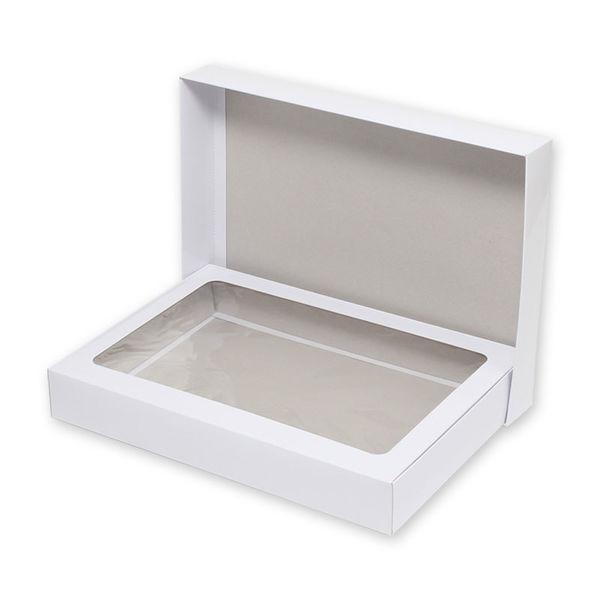シモジマ DX白無地箱 H-33 バスタオル用 006813200 1セット（10枚入×5）（直送品）