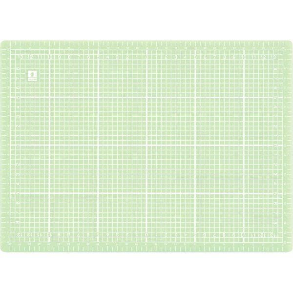 LOHACO - スケルトンカッティングマット グリーン STN-A4-G 5枚