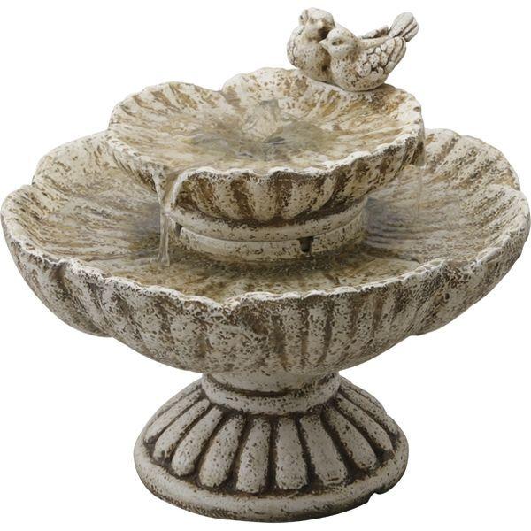 LOHACO - タカショー ソーラーファウンテン バードバス STF-07（直送品）