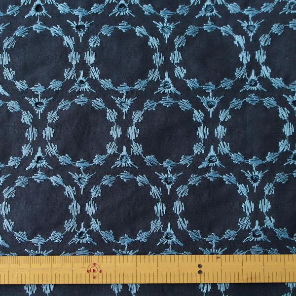両耳スカラップ刺しゅう生地 巾約100cm×8m切売カット B ソフトピンク TM8802-B TM8802-B-8M（直送品） 【ビスケット】
