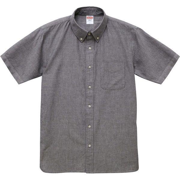 キャブ オックスフォード ボタンダウン ショートスリーブシャツ 男女兼用 XL OX GRAY 126801 1着（直送品）