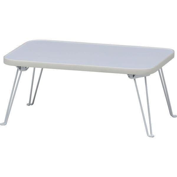 不二貿易 カラーミニテーブル CCB4530 幅450×奥行300×高さ190mm ホワイト 14421 1台（直送品）