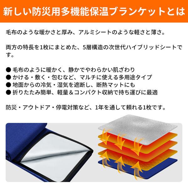 LOHACO - 多機能 保温ブランケット 4個 防災グッズ リバーシブル 5層