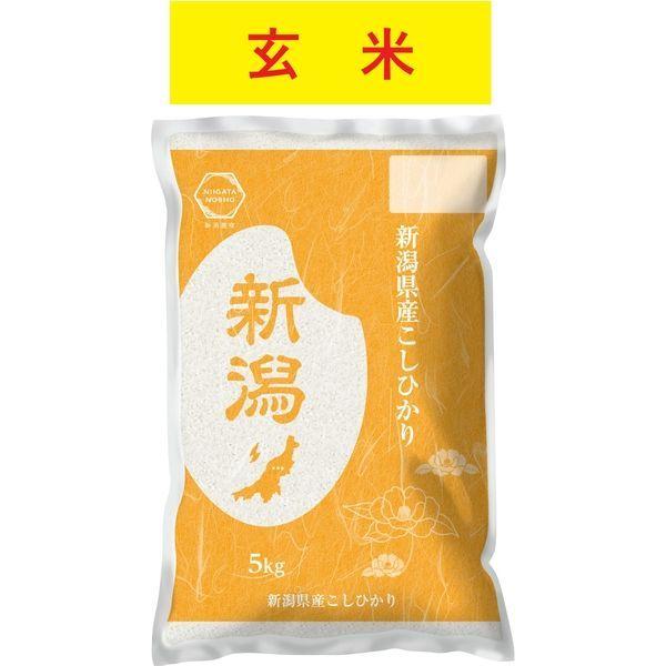 新潟農商 【玄米】新潟県産コシヒカリ　玄米5kg（5kg×1） 2803205G 1袋（5kg）（直送品）