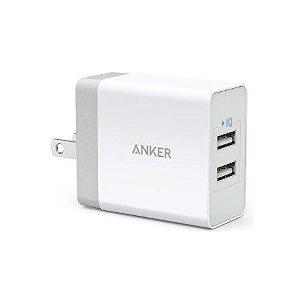 アンカー Anker 24W 2ポート USB急速充電器 A2021123 1個（直送品）