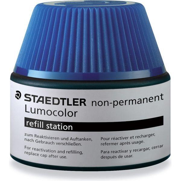ステッドラー ルモカラー　リフィルステーション　水性　ブルー 487 15-3 1個（直送品）