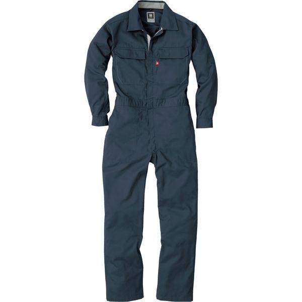 【ワークウェア・作業用つなぎ】マルキ T/C ツナギ服 スチール 4L 921-98 丸鬼商店 1着（直送品） 7,814円