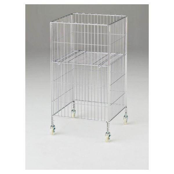 ストア・エキスプレス ワイヤーワゴン クローム W45×D45cmキャスター 3/8w仕様 2330-45（直送品）
