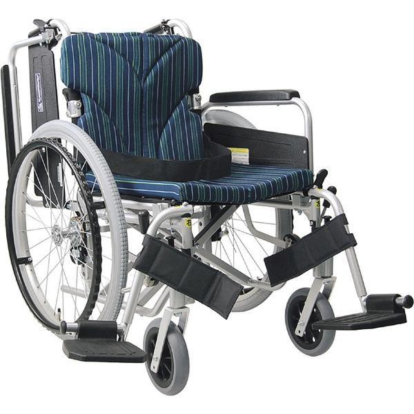 LOHACO - カワムラサイクル アルミ自走車いす A11_紫チェック KA820
