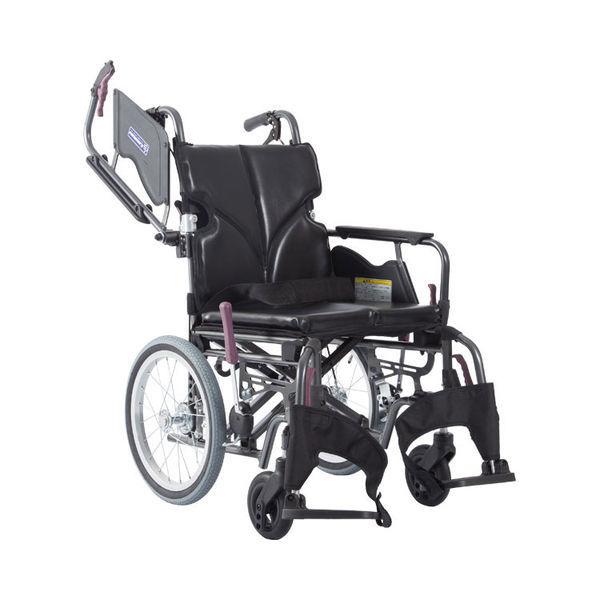 カワムラサイクル モダンB No.88_エコブラック KMD-B16-38-SH 介助式 【車いす】介援隊カタログ W2217（直送品）