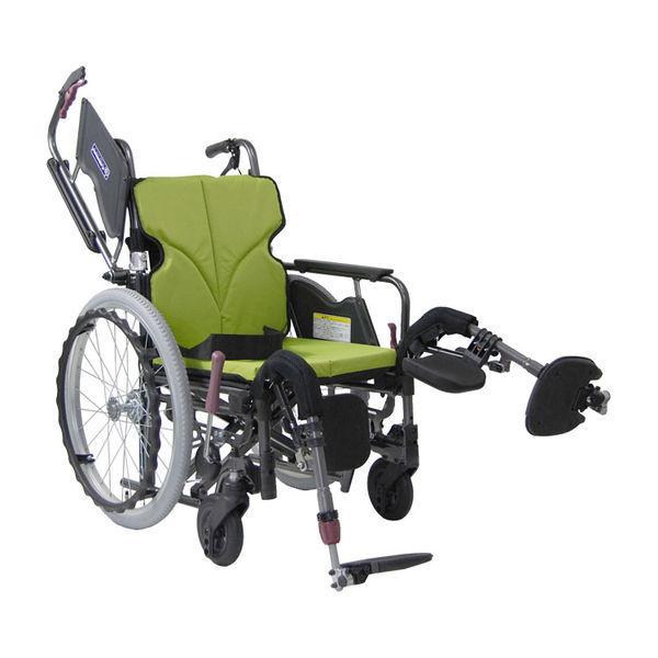 カワムラサイクル モダンB A11_紫チェック KMD-B22-38EL-H 自走式 【車いす】介援隊カタログ W2216（直送品）