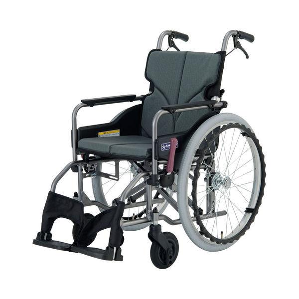 カワムラサイクル モダンA A10_赤チェック KMD-A22-40-SH 自走式 【車いす】介援隊カタログ W2216（直送品）