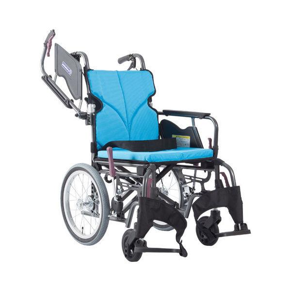 カワムラサイクル モダンB No.83_ライトブルー KMD-B16-42-LO 介助式 【車いす】介援隊カタログ W2217（直送品）