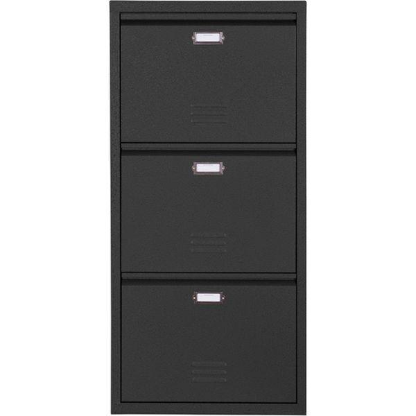 エコパッケージ！東谷 シューズラック 3段 幅500×奥行150×高さ1060mm ブラック TPN-33BK 1台（直送品） トレイルランニング