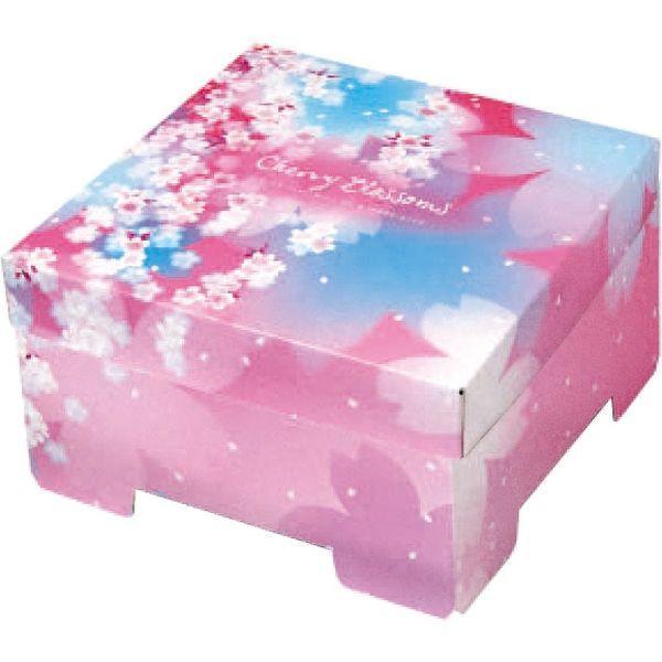 ヤマニパッケージ お重箱 桜 19-620 1ケース(50:各25枚胴巻包装(結束なし))（直送品） 13,640円