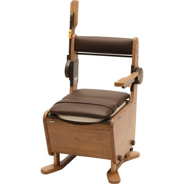 パナソニック エイジフリー 家具調トイレ座楽 ひじ掛けはねあげ プラ便座 PN-L23406MB 【トイレ用品】介援隊カタログ T0992（直送品） 44,577円