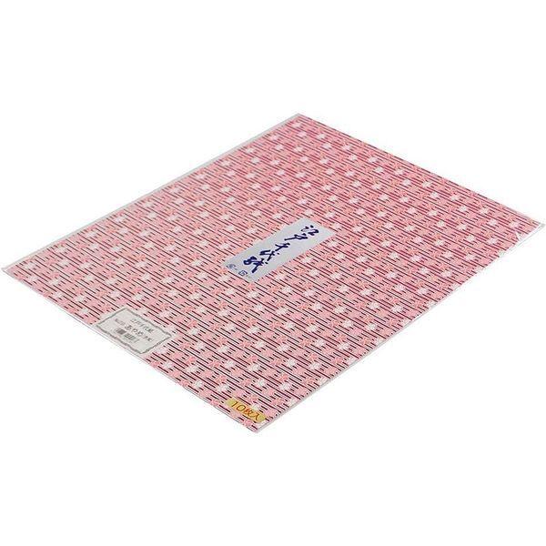 LOHACO - 江戸千代紙 小切 10枚 No.28 あやめ(赤紫) 37.5×30cm ED-No