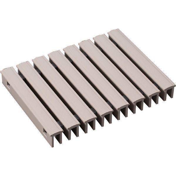 シマブン プール用樹脂グレーチング ノンスリップタイプ 直線用 L=1000mm GAP-25W200-B 1枚（直送品） 11,783円