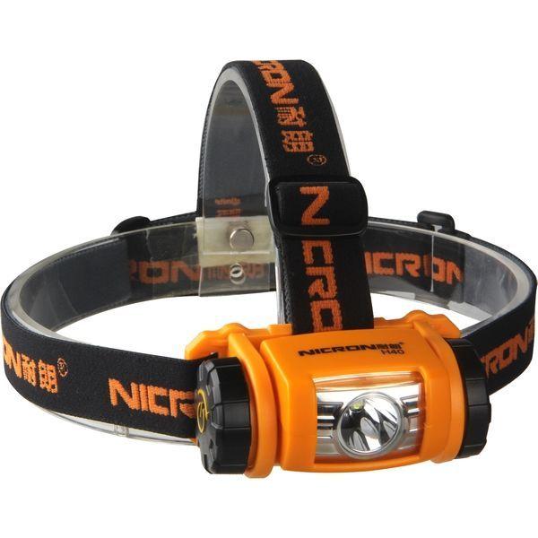 NICRON 特別セール品 H40 シンプルヘッドライト WEB限定 200LM 直送品 1本 電池式
