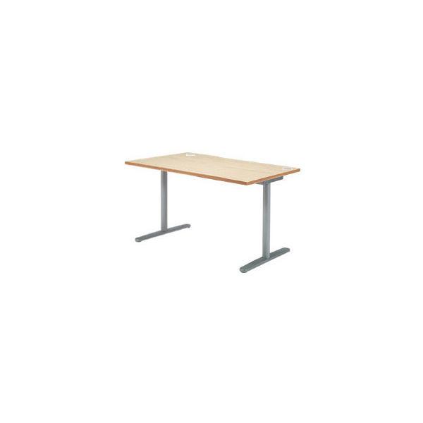 Garage fantoni(ファントーニ)　ＧＬシリーズ 平机 引出し無し 白木 T字脚 幅1200×奥行710×高さ720mm 1台（直送品） 37,751円