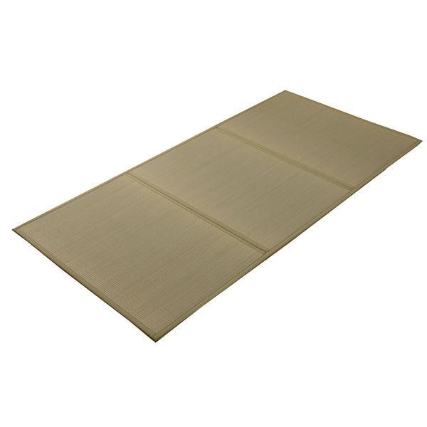 イケヒコ 格安 マットレス セミダブル 三つ折り い草 置き畳 い草マットレス 裏：不織布 品質のいい 1枚 国産 約120×210cm 直送品