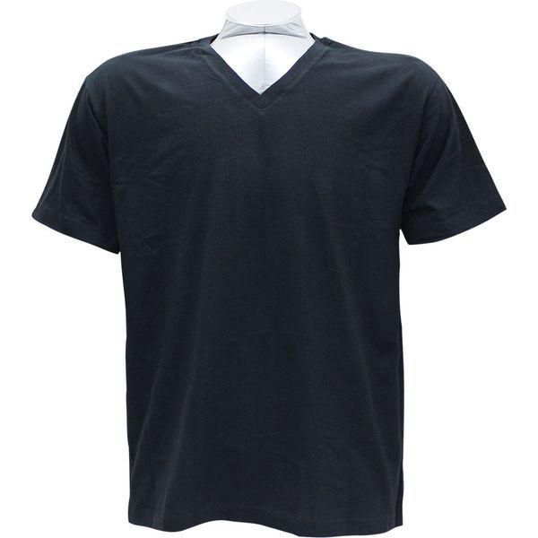 LOHACO - 片倉工業 半袖V首Tシャツ Lサイズ 黒 DM43FLZ 1セット(3枚
