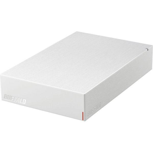 バッファロー USB3.2(Gen.1)対応外付けHDD 2TB ホワイト HD-LE2U3-WB 1台（直送品）