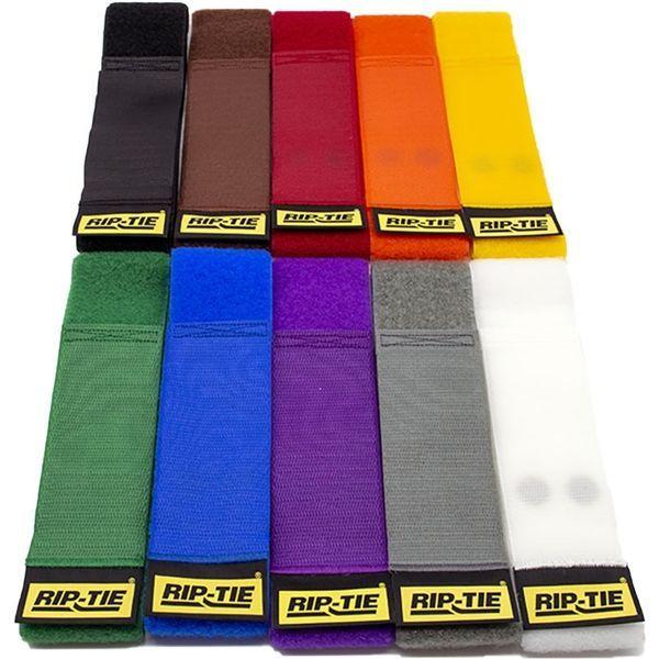 RIP-TIE（リップタイ） ケーブルラップ 50.8mmX609.6mm 50本入 虹 E-24-050-RW １袋(50本)（直送品）