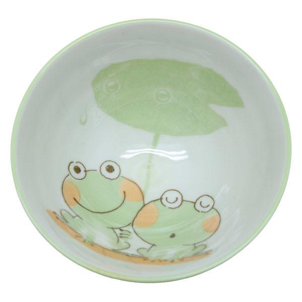 LOHACO - 美濃陶苑 陶磁器 三色カエル大平グリーン 22-8-1 1セット(5個