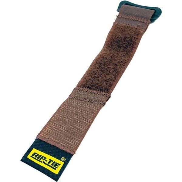 RIP-TIE（リップタイ） ケーブルラップ バックル 25.4mmX152.4mm 100本入 茶 HB-06-100-BN（直送品）