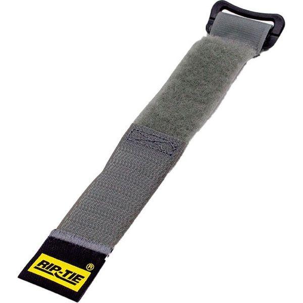 RIP-TIE（リップタイ） ケーブルラップ バックル 25.4mmX152.4mm 100本入 灰 HB-06-100-GY（直送品）
