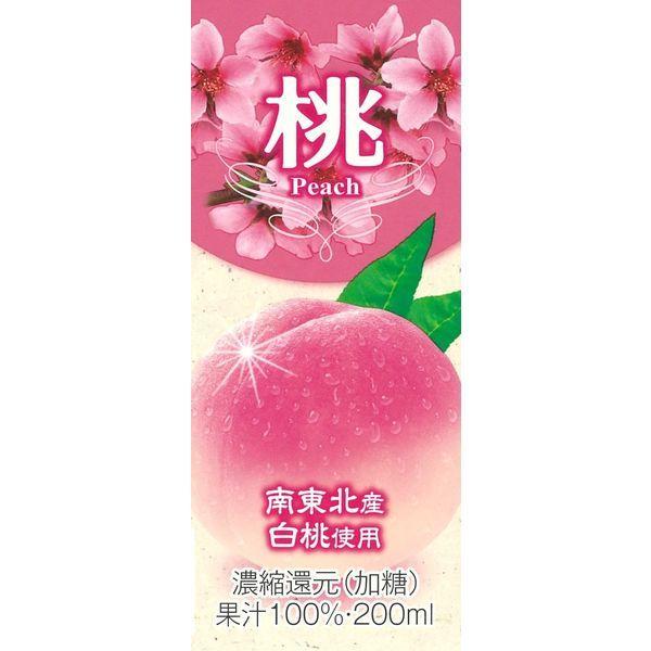 丸菱食品 南東北産ももジュース　200ｍｌ 4571188121161 24本（直送品）