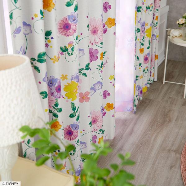 スミノエ DISNEY セミオーダー カーテン プリンセス タングルド 1600×950mm アイボリー １セット(2枚入)（直送品） カーテン 100×198cm ディズニー アラジン ジャスミン レースカーテン プリンセス マジックランプボイル 1枚 日本製 洗える おしゃれ  スミノエ SUMINOE