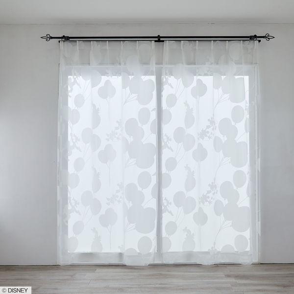 LOHACO - スミノエ DISNEY セミオーダー レースカーテン ミッキー