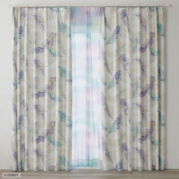 スミノエ DISNEY セミオーダー カーテン ミッキー フラン 2300×2050mm ブルーグリーン １セット(2枚入)（直送品） 26,882円