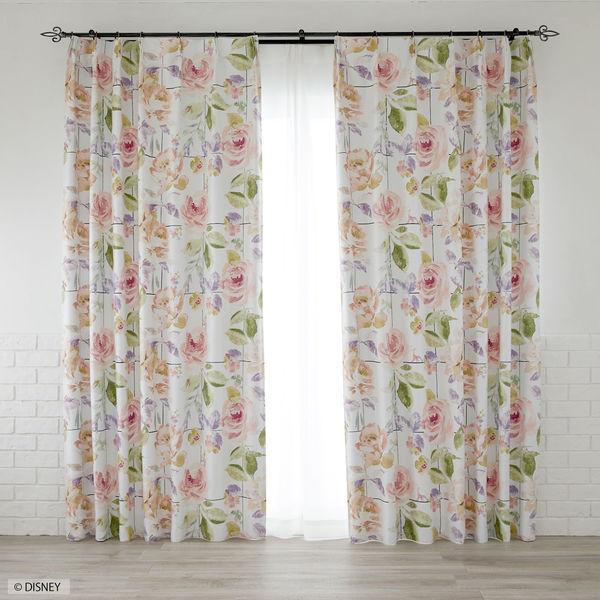 LOHACO - スミノエ DISNEY セミオーダー カーテン ミッキー ローズ