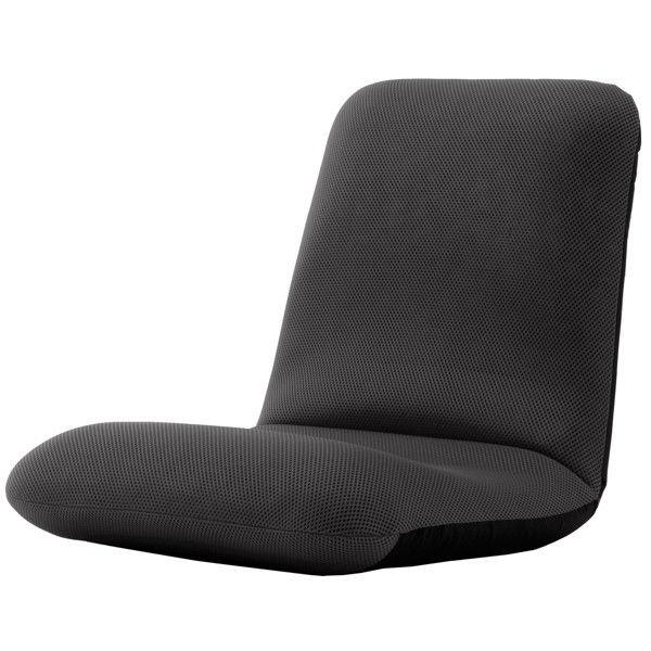 セルタン　座椅子　和楽チェア　Mサイズ　幅430×奥行510〜850×高さ110〜470mm　メッシュブラック　（直送品）