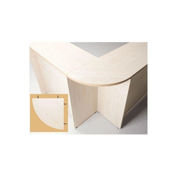 Garage fantoniカウンター用 90度連結天板 コーナー用 幅450×奥行450×高さ30mm 白木（AB） 1台（直送品）