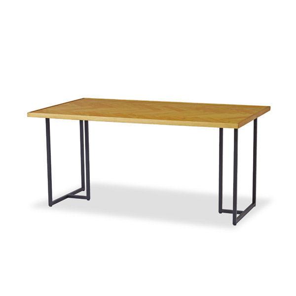 【軒先渡し】関家具 ノーウェアライクホーム ダイニングテーブル ノードII 天板ヘリンボーン 脚06 幅1350mm オーク 1台（直送品）