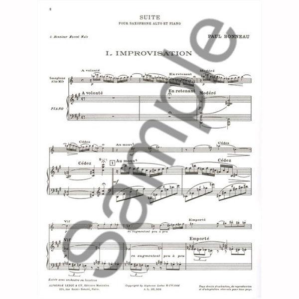 ALPHONSE LEDUC ボザ:オーボエ ソナタ (OBOE/PIANO) AL24489 1冊（直送