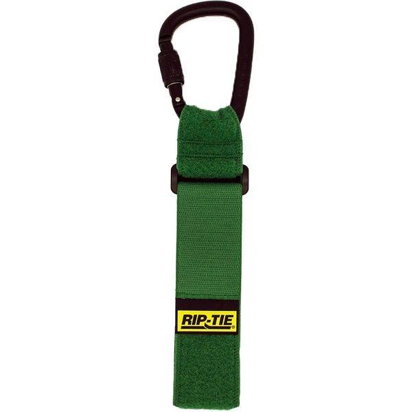 RIP-TIE（リップタイ） ケーブルキャリアー (安全環付きカラビナ）50.8mmX609.6mm 10本入 緑（直送品）