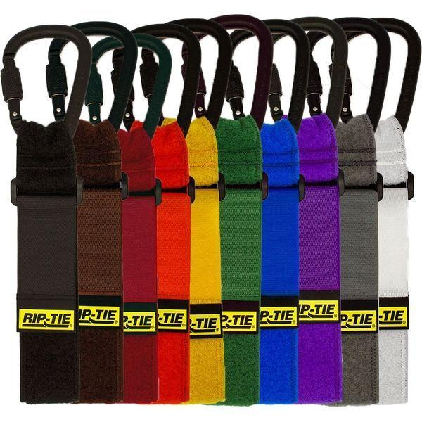 RIP-TIE（リップタイ） ケーブルキャリアー+ウェビング(安全環付きカラビナ）50.8mmX609.6mm 50本入 虹（直送品）
