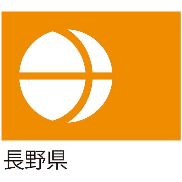 【都道府県旗】長野県旗 135×90cm ツイル 服部 1枚（直送品） 12,504円