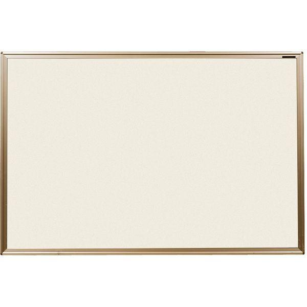 馬印 ツーウェイ掲示板 アイボリー色(カラーアルミ枠) 910×610 KB23C-912 1枚（直送品）